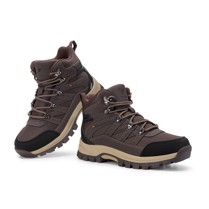 Bottes de randonnée Fittington pour hommes, à bout large, imperméables, montantes, tactiques, militaires, chaussures de trekking pour hommes, antidérapantes pour l'automne.