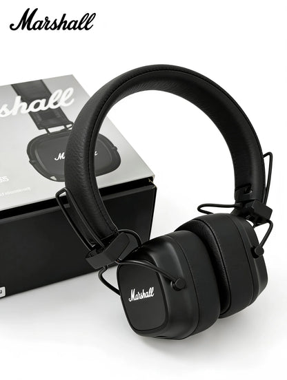 Marshall Major IV 4 Wireless On-Ear Bluetooth Headphones Foldable Deep Bass Sport Gaming Headset with Mic