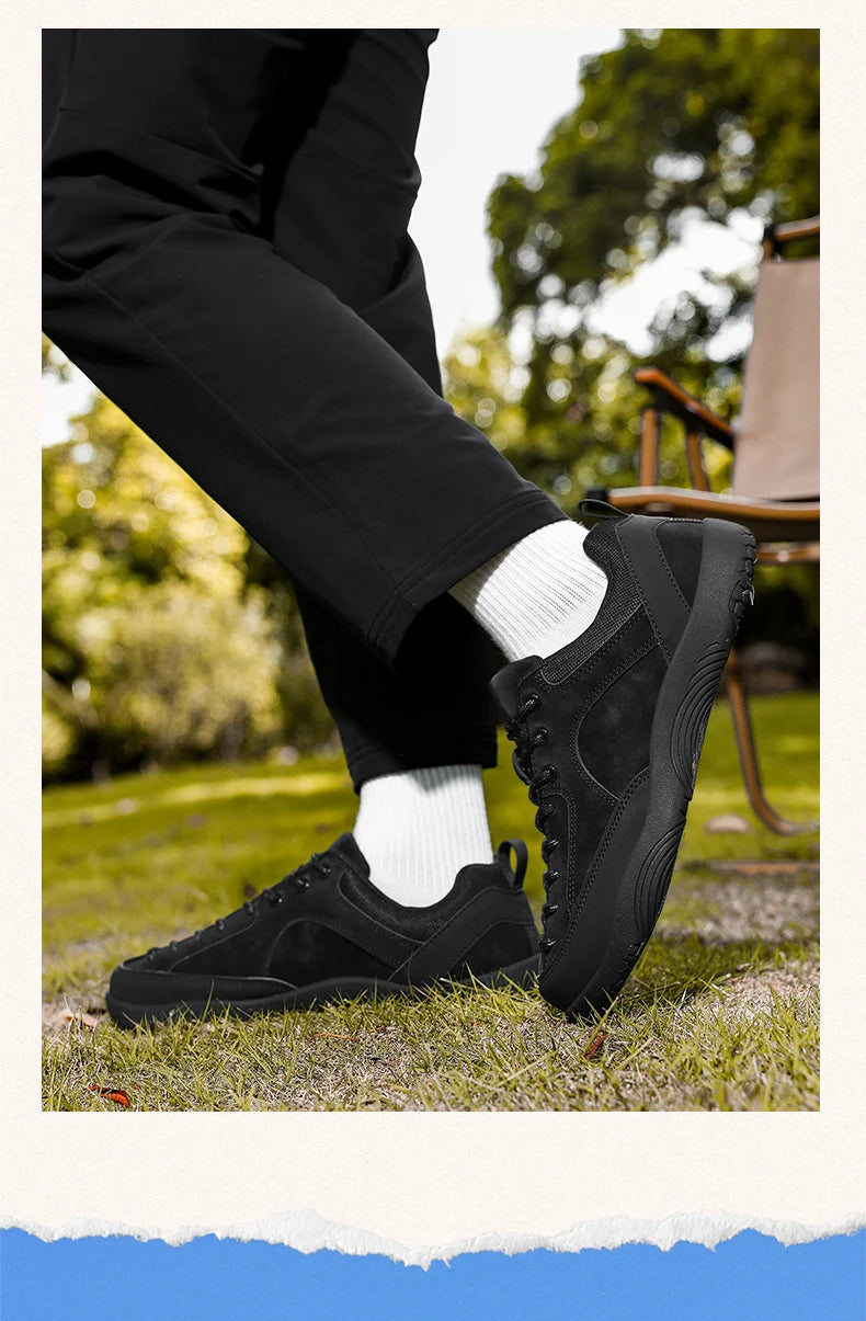 Nové pánské boty 2026 se širokou šířkou, minimalistické barefoot tenisky, turistické běžecké boty s nulovým dropem, outdoorové tenisky se širokou špičkou a protiskluzovou podrážkou
