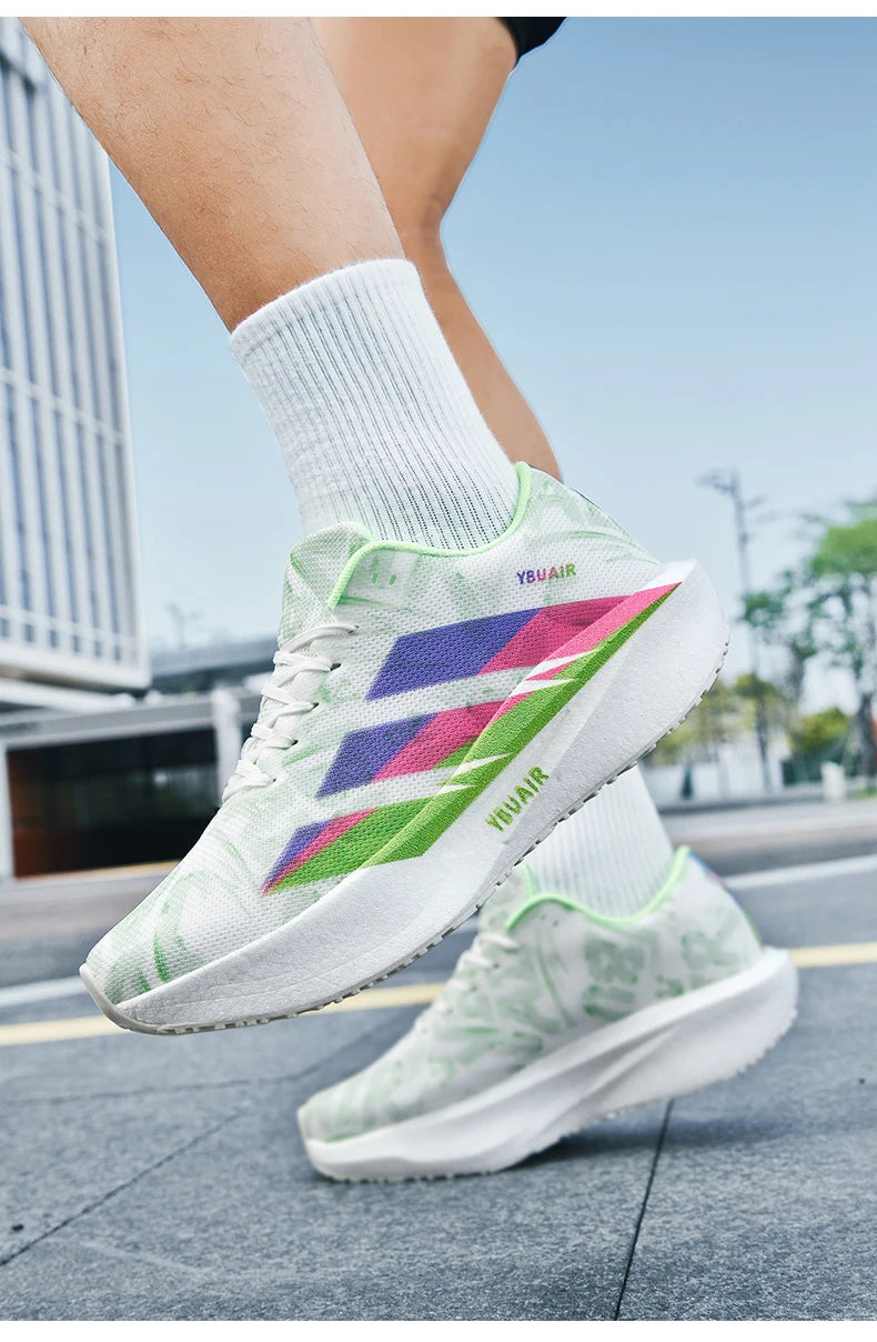 Men's Cushioning Running Shoes Lightweight Athletic Casual Sneakers Male Non-Slip Sports Shoes Outdoor Travel Walking Shoes2026