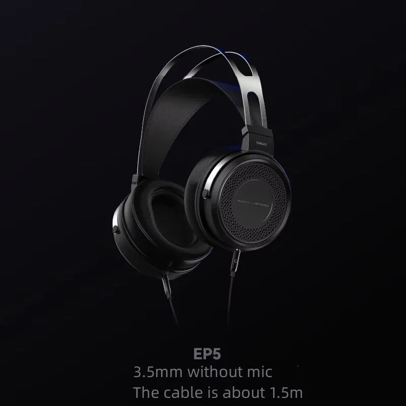 SIMGOT EP5 High-Performance 50mm Dynamic Driver Headphones with Low-Impedance, High-Sensitivity Design