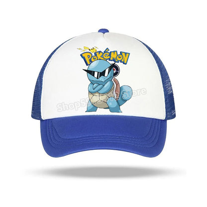 Pokémonová baseballová čepice Pikachu Charizard Gengar kreslená postavička čepice s kšiltem pro děti i dospělé letní outdoorová sportovní čepice pro chlapce ležérní módní čepice dárek