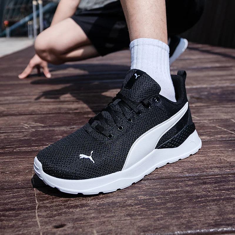 Chaussures Puma pour hommes et femmes, chaussures de course sur route légères et originales, chaussures de sport respirantes pour l'entraînement physique, chaussures de tennis d'extérieur avec amorti, baskets 371128-02-3.