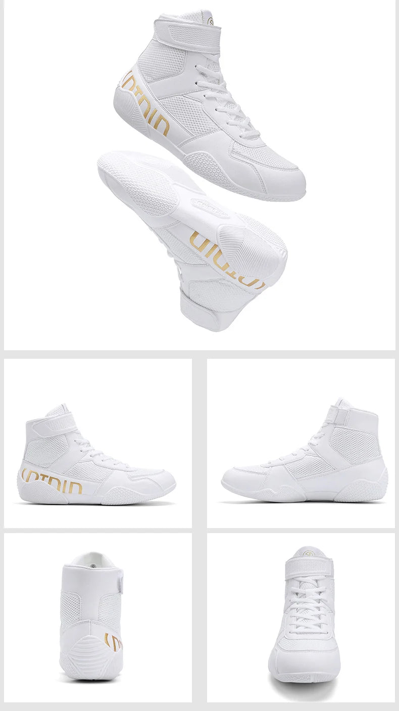 Nye store brydesko til mænd – åndbare boksesko i mesh, skridsikre og slidstærke sneakers, moderigtige casual sportssko af høj kvalitet