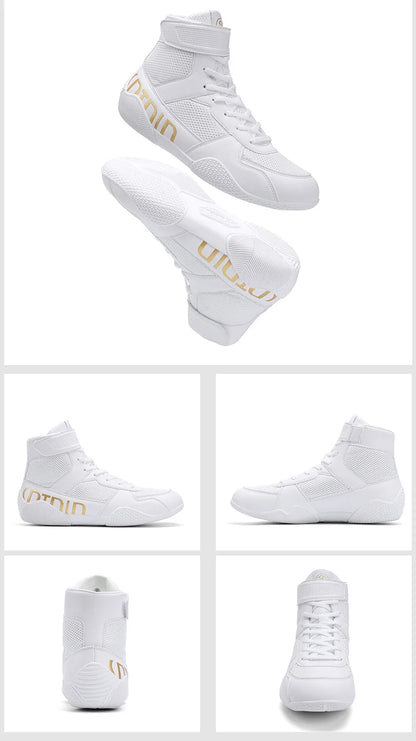 Nye store brydesko til mænd – åndbare boksesko i mesh, skridsikre og slidstærke sneakers, moderigtige casual sportssko af høj kvalitet