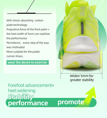 ONEMIX Carbon Plate Marathon Running Racing Shoes Professional Stable Support Shock Relief Ultra-Light Rebound Sneakers