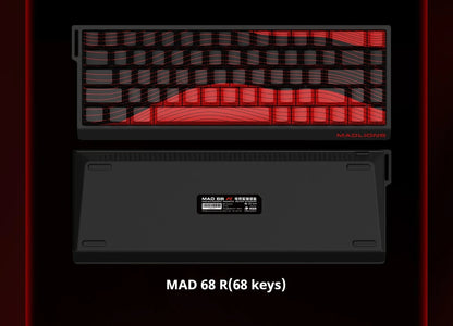 FGG MAD60 Gaming-RGB-Tastatur mit magnetischen Schaltern, fürs Gaming, Full-Key-Hot-Swap, schnelle Reaktionszeit, individuell anpassbare Gaming-Tastatur für Einsteiger