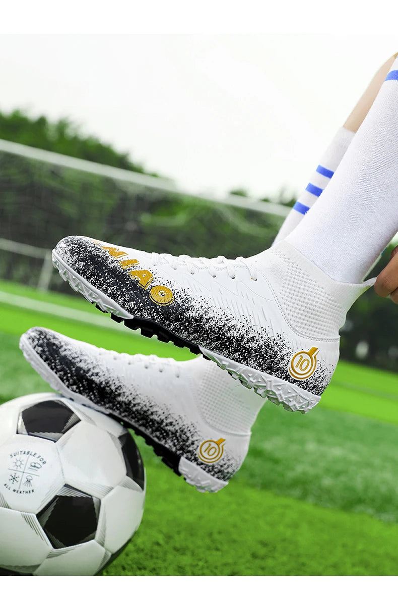 Men's Soccer Shoes Kids Football Boots Women's Professional Soccer Cleats Anti-skid Football Shoes TF/FG Outdoor Football Shoes