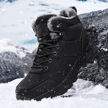 men boots 2025 New Winter Slippers Warm Men Shoes Waterproof Non-Slip Plush Sneakers Male tenis shoes Boots Men Sneakers Winter