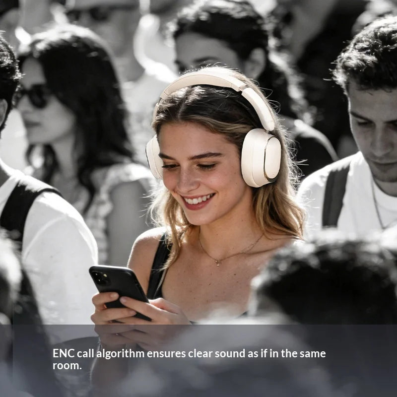 FiiO EH13 Headphones Over Ear Wireless Bluetooth Dynamic ANC Noise Reduction LDAC HiFi Audio Long Battery Life Game Headset Gift