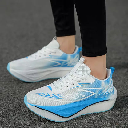 Zapatillas de running con cámara de aire 2026, placa de carbono para maratón, deportivas para hombre, transpirables y ligeras, zapatillas antideslizantes para mujer