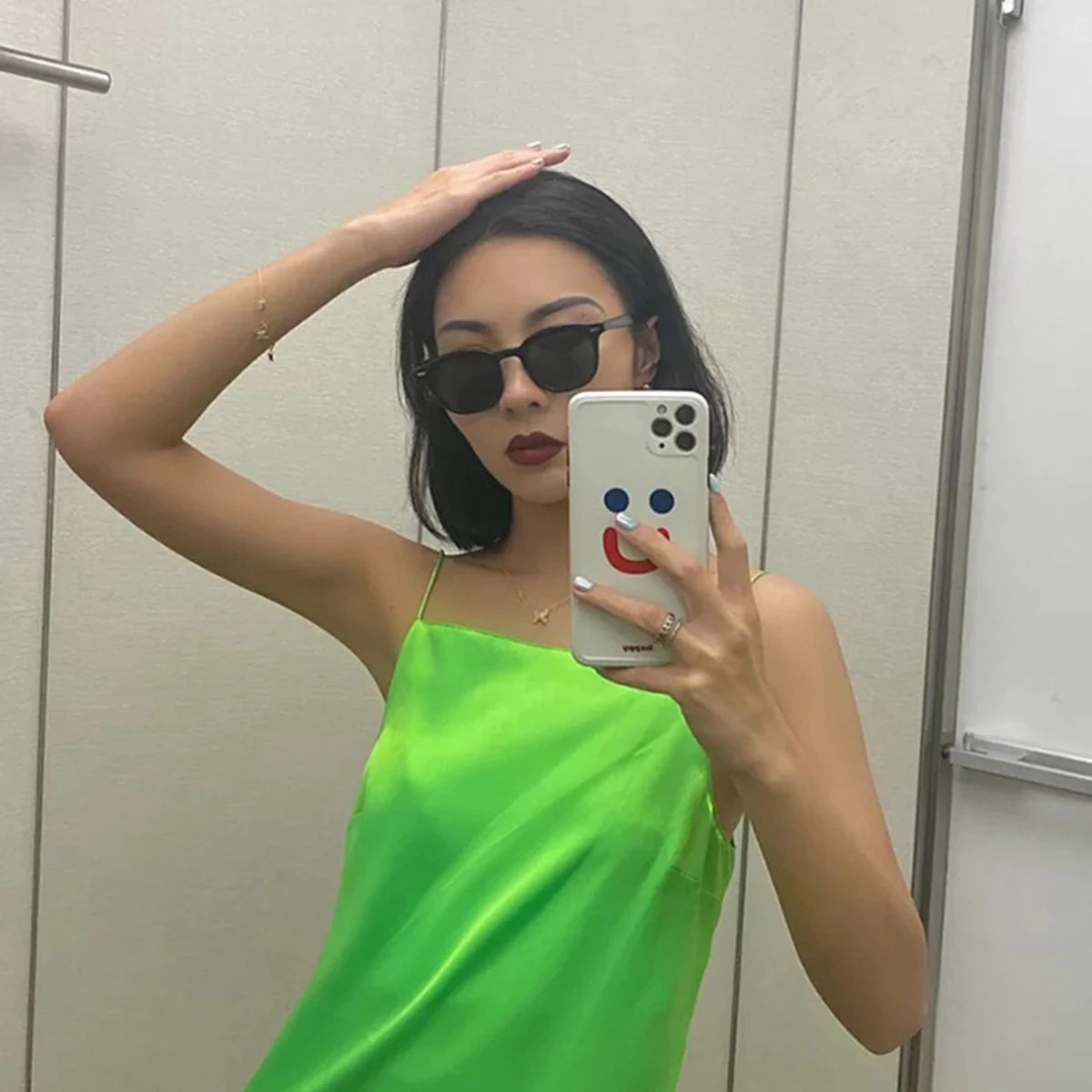 Retro runda solglasögon – fashionabla solglasögon i risformad låda för män och kvinnor – trendiga Joker-solglasögon
