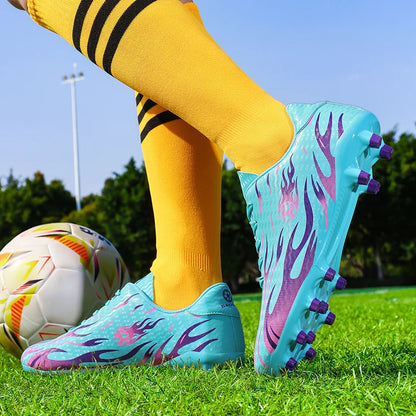 Professional Children's Football Shoes Outdoor Soccer Shoes Kids Futsal Sneakers Lightweight Non-slip Child Soccer Cleats Boys