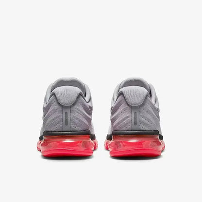 Nike Air Max 2017 'WOLF GREY HOT PUNCH' Chaussures de course décontractées basses confortables pour hommes Gris 849559-106