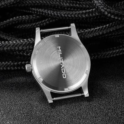 Militado ML05 38mm Quartz Watch Miyota 2035/Ronda 515 Movement Watches Domed Sapphire Crystal Luminous 100m Waterproof Watches