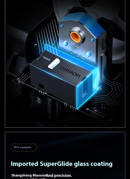 MCHOSE M7 Ultra Ergonomic Gaming Mouse PAW3950 Super Sensor TOPSPEED 8000Hz Polling Rate Lightweight Design Realtek Master Mice