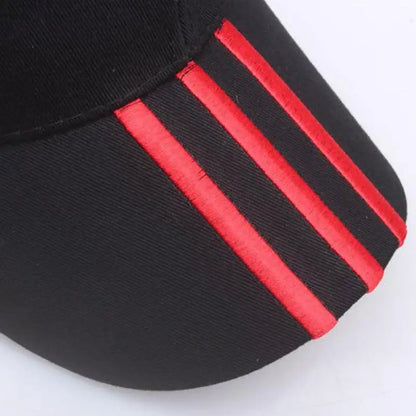 Cappellini da baseball da uomo, casual in cotone, ricamati, a righe, con chiusura a scatto, in stile hip hop; cappellini da donna per sport all’aperto; casquette da uomo; gorras