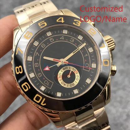 A989 Store Customized Watch Men's 44mm Automatic Mechanical Male Brand Clock Top Watches