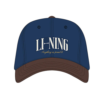 Casquettes de baseball unisexes Li-Ning style sportif 56-60 cm 100 % coton respirant et ajustables LiNing Casquettes de loisirs tendance AMYW127