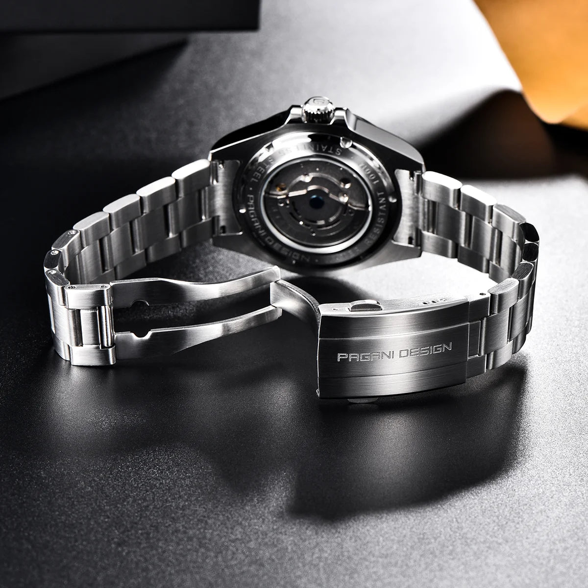 Pagani Design 2026 New Men's Diver Watch 42mm Sapphire Automatic Mechanical GMT Watch 100m Waterproof PD1682