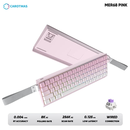 IROK Carotmas Mercury68 Mercury 68 Mercury68 Pro Mercury68 Max RT 0.001mm 8K Gamer Wired Gaming Magnetic Mechanical Keyboard