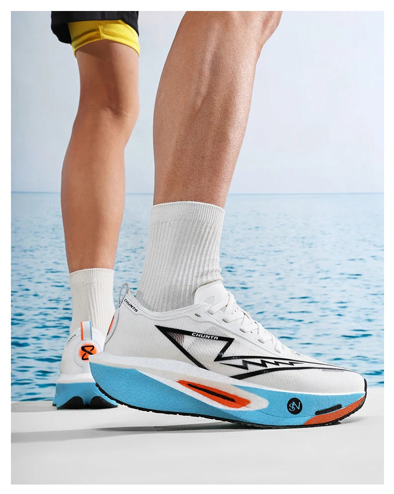 Running Shoes Carbon Board Specialty Marathon Men Sports Breathable Lightweight Women's Comfortable Nonskid Chunta Sneakers