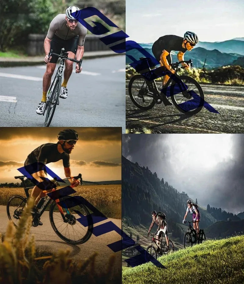 Jätte stora cykelglasögon för långdistans, superlätta, för män och kvinnor, imskydd, UV400-skydd, MTB-cykelglasögon, vindtäta sportglasögon