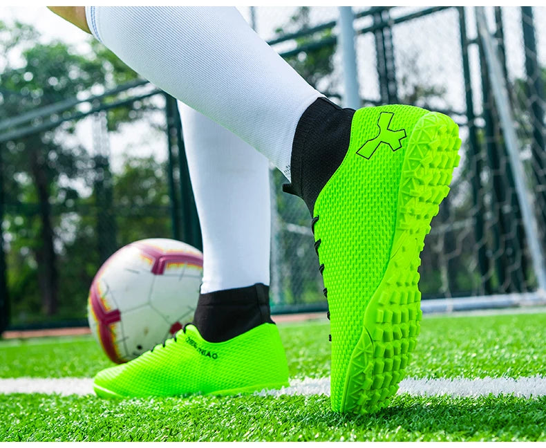 Chaussures de football pour hommes, originales, résistantes, décontractées, confortables, de qualité supérieure, respirantes, pour futsal et football en salle.