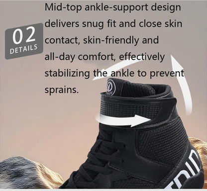 Nye store brydesko til mænd – åndbare boksesko i mesh, skridsikre og slidstærke sneakers, moderigtige casual sportssko af høj kvalitet