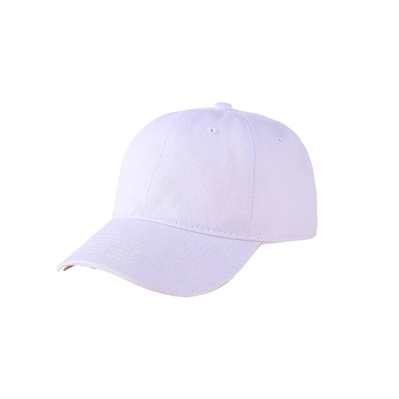 Custom Logo Cotton Soft Top Baseball Cap For Women Men Classics Simple Adjustable Dad Hat Outdoor Sport Dad Hats Wholesale