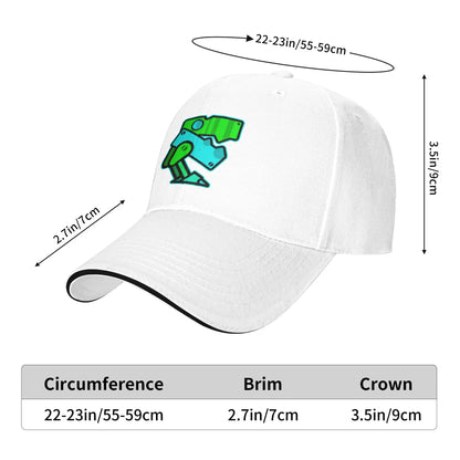 Cappellino da baseball Geometry Game Dash, casual, senza blocchi, modello «Sandwich», per uomo e donna, traspirante, adatto alle attività all’aperto