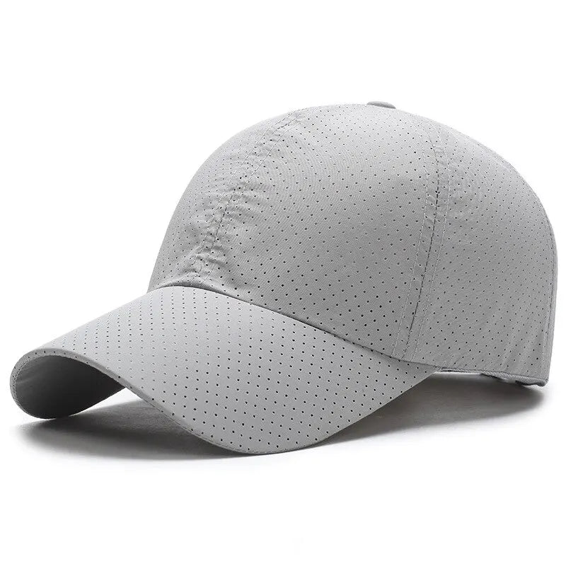 Cappellino da uomo primavera-estate in rete a tinta unita, cappellino da baseball da donna autunnale, edizione coreana, cappellino parasole in rete traspirante con visiera