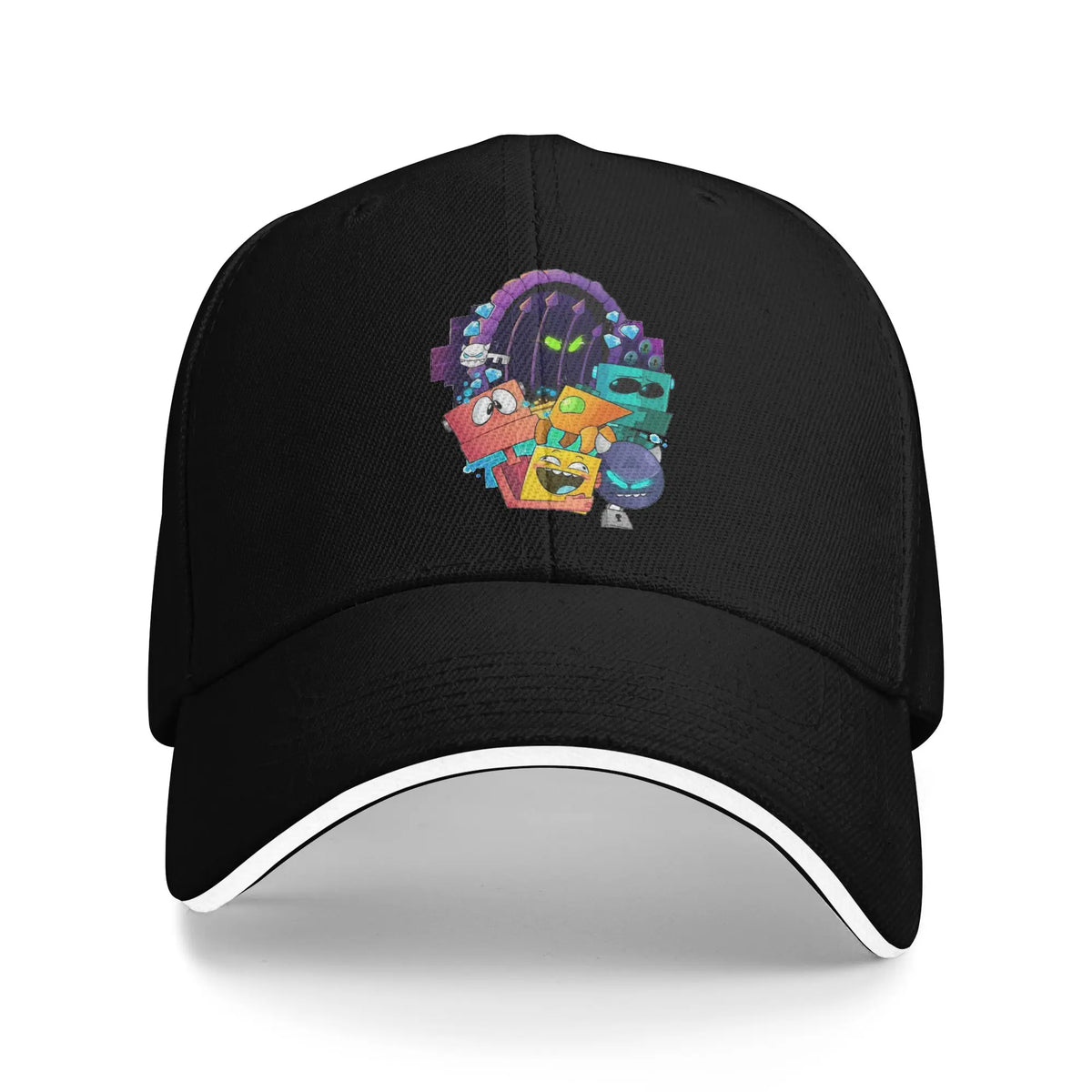 Cappellino da baseball Geometry Game Dash, casual, senza blocchi, modello «Sandwich», per uomo e donna, traspirante, adatto alle attività all’aperto