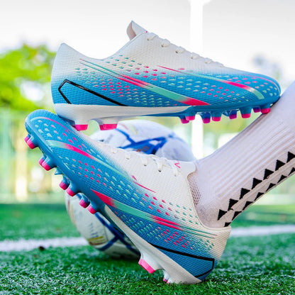 Nouvelles chaussures de football pour hommes, crampons antidérapants, baskets d'entraînement pour adultes, chaussures de football de haute qualité, baskets unisexes pour garçons, livraison directe