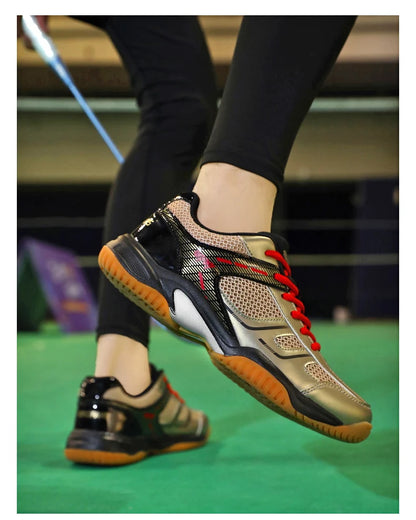 Scarpe professionali da badminton 2025, nuove sneakers da tennis da uomo, traspiranti e antiscivolo, scarpe sportive da pallavolo per uomo e donna