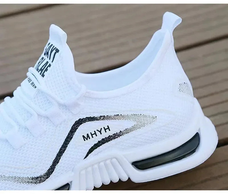 Men Shoes Slip-On Fashion Sneakers Male Sport Running Shoes Breathable Gym Training Walking Tennis Shoes Non-Slip Workout Flats