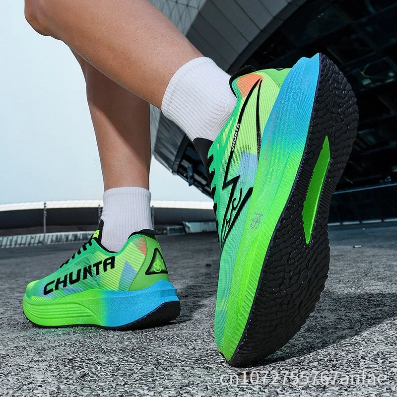 Running Shoes Carbon Plate Marathon Men Specialty Sports Breathable Lightweight Women's Comfortable Athletic Chunta Sneakers