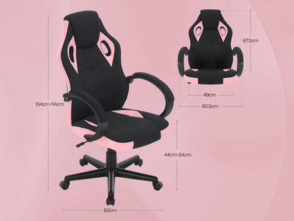 WOLTU Ergonomic Design Gaming Chair Gamer Armchair Office Computer Chair Tilt Mechanism Adjustable Height 360° Swivel High Back