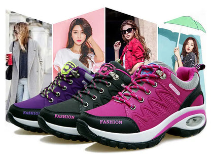 Women’s Sports Shoes Platform Sneakers Fashion Outdoor Hiking Non-Slip Casual Low-Top Running Shoes Women’s Footwear