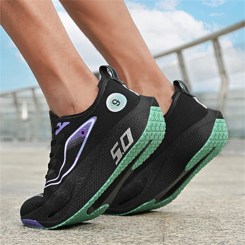 Nuevas zapatillas deportivas para hombre y mujer, zapatillas de running, placa de carbono, competición de maratón masculina, amortiguación, zapatillas de entrenamiento atlético