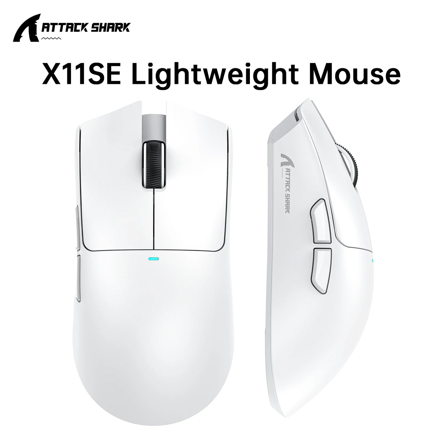 ATTACK SHARK X11 Gaming Mouse  and X11 SE Wireless Mouse 22000 DPI,PAW3311 Sensor,BT/2.4G/Wired,59g Lightweight,2000W Clicks