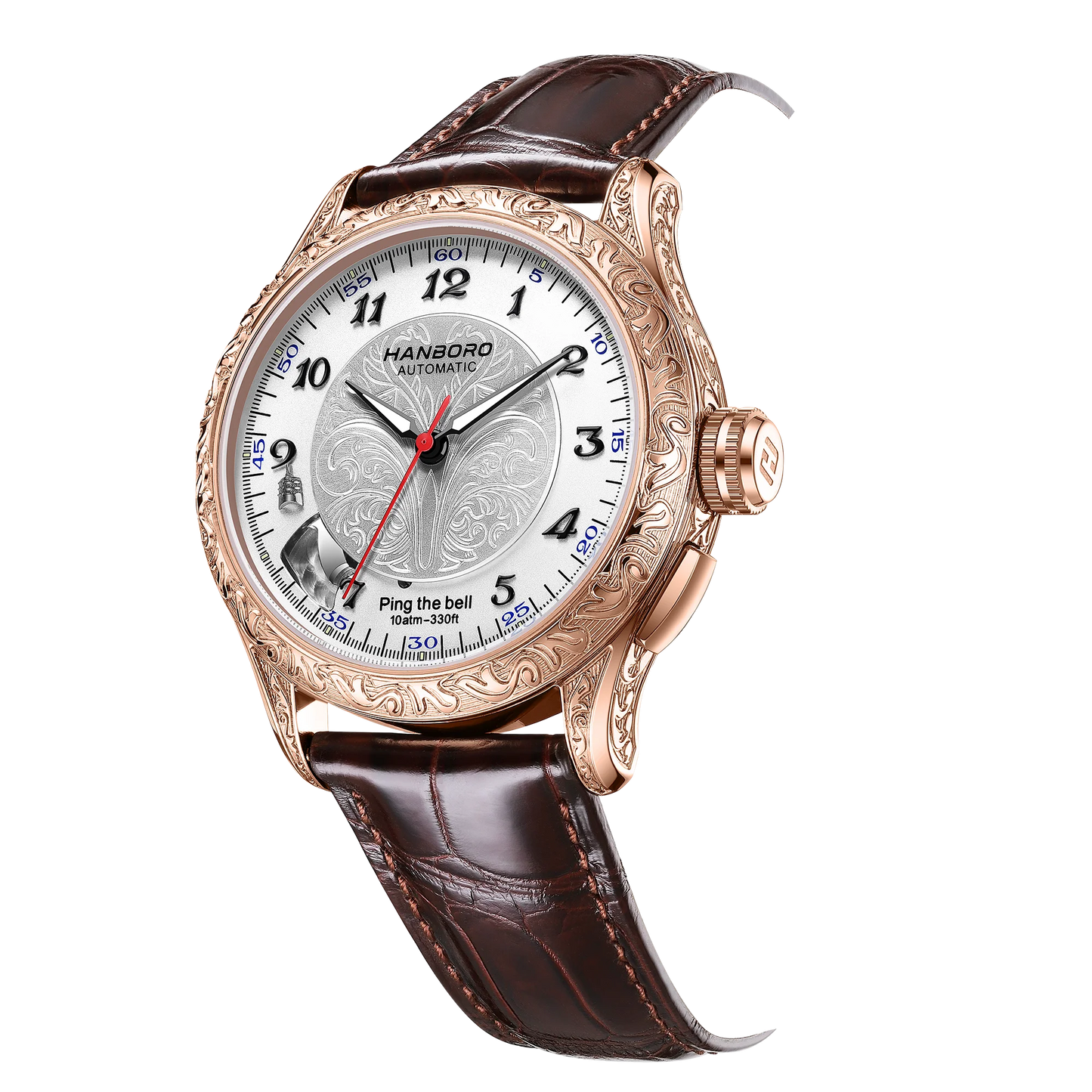 HANBORO hourly clock series men's fully automatic mechanical watch 5379