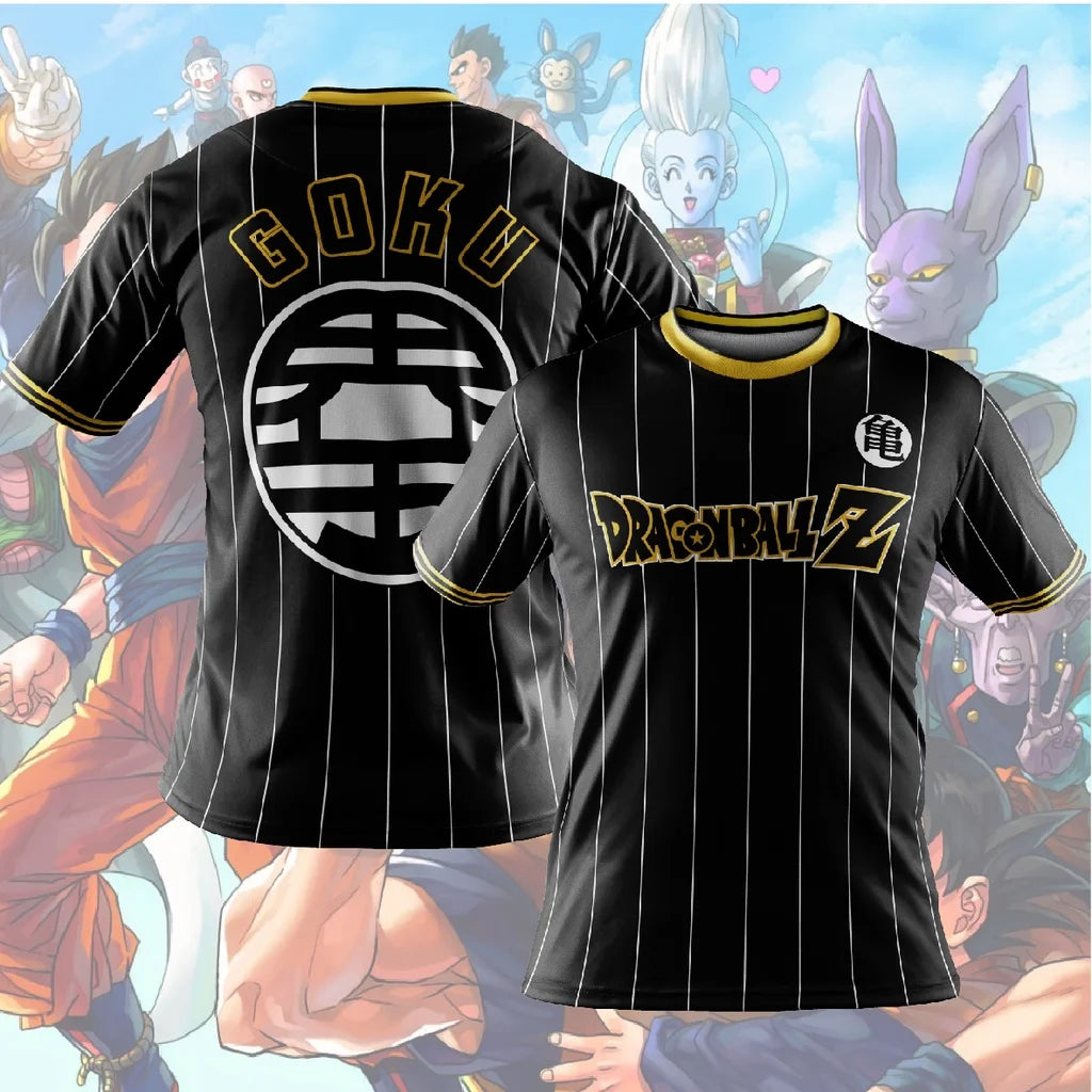 Vyriški marškinėliai Dragon Ball Z, marškinėliai berniukams, vaikiški drabužiai, vasariniai trumpomis rankovėmis, vaikiški animacinių filmų marškinėliai, viršutiniai drabužiai, marškinėliai berniukams