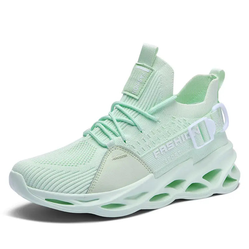 Modieuze paarse casual sneakers in de aanbieding voor dames en heren – Blade hardloopschoenen, grote maat 48, lichte ademende sportschoenen voor heren, mesh sneaker