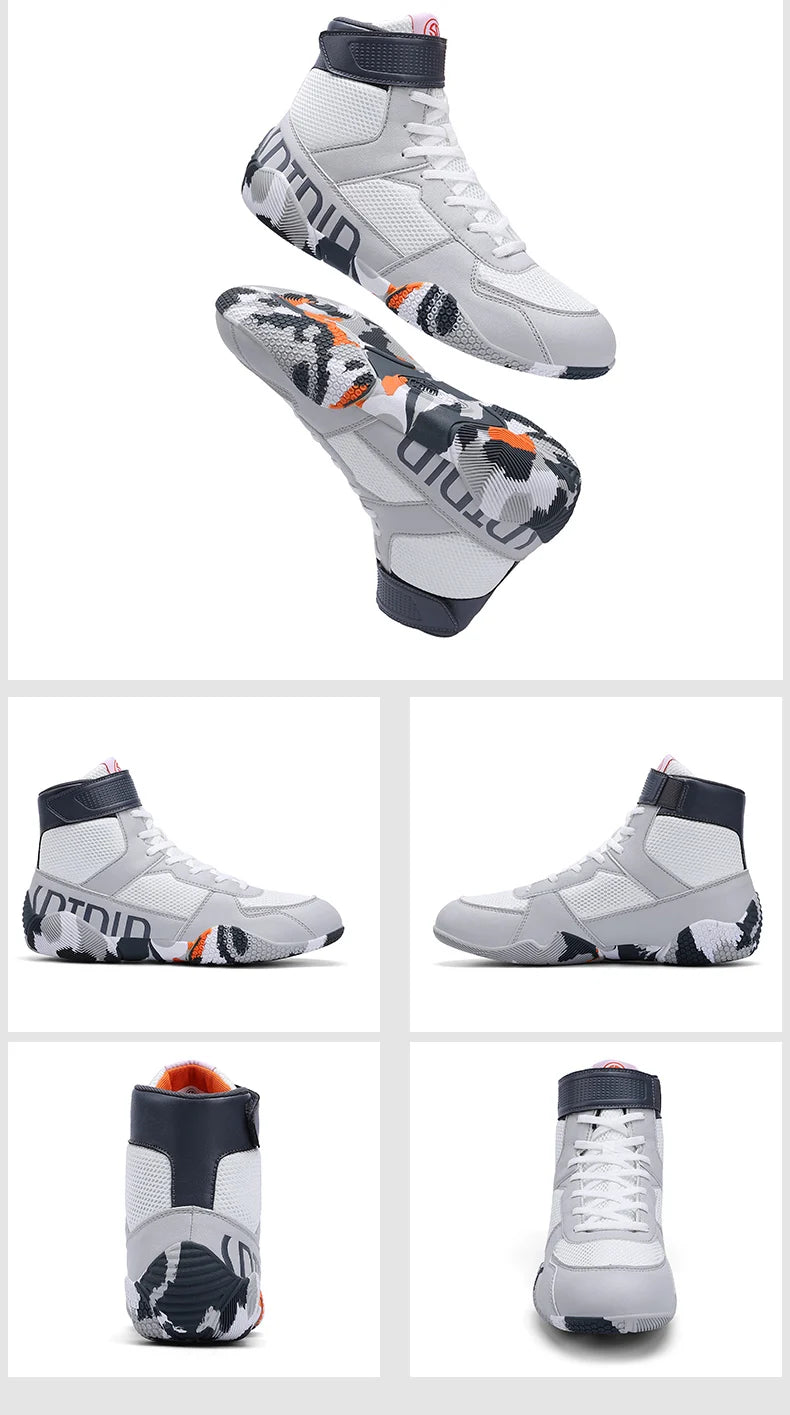 Nye store brydesko til mænd – åndbare boksesko i mesh, skridsikre og slidstærke sneakers, moderigtige casual sportssko af høj kvalitet