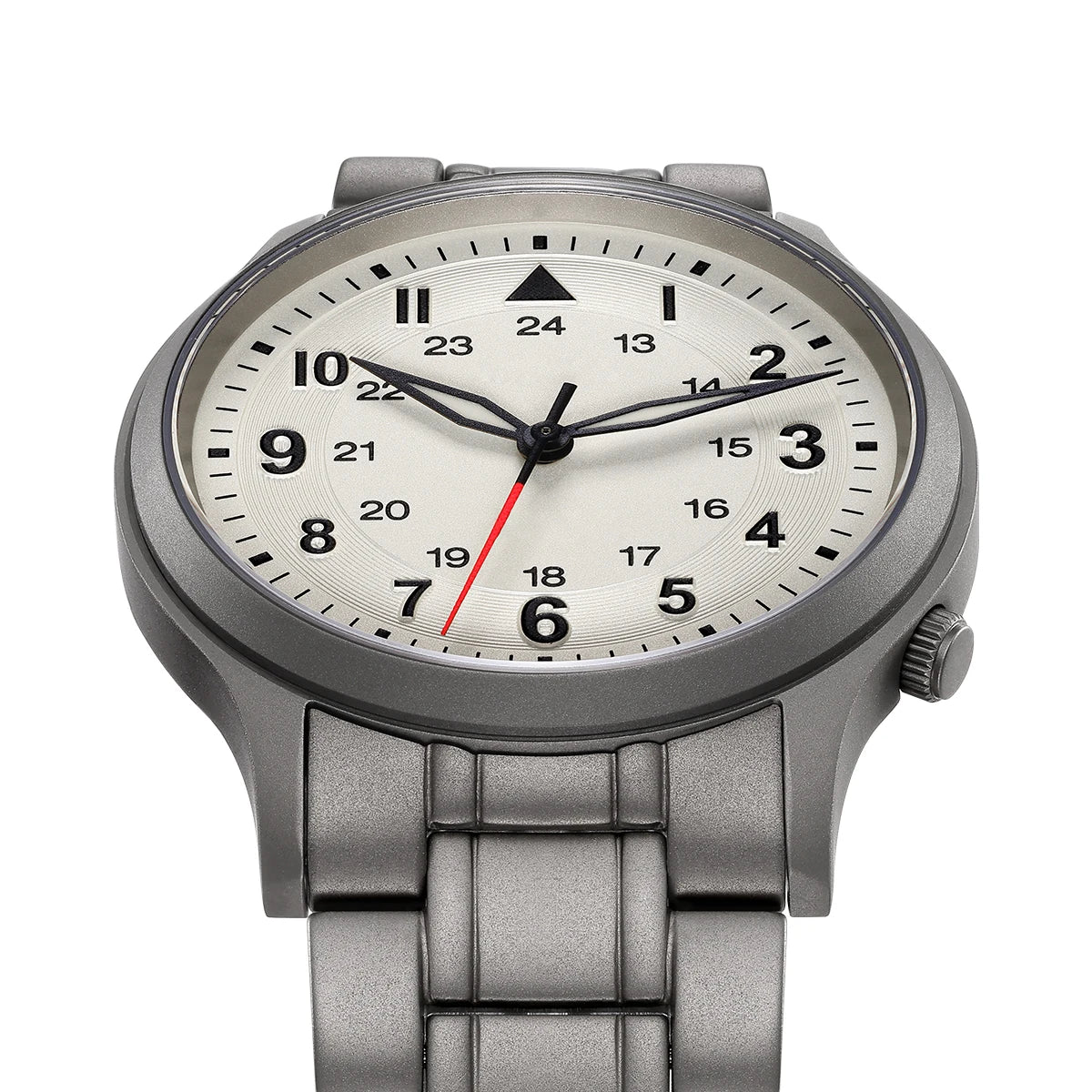 BERNY Full Titanium Watches for Men Quartz Men's Watch Lightweight Sapphire Super Luminous VH31 Sport Field Wristwatches