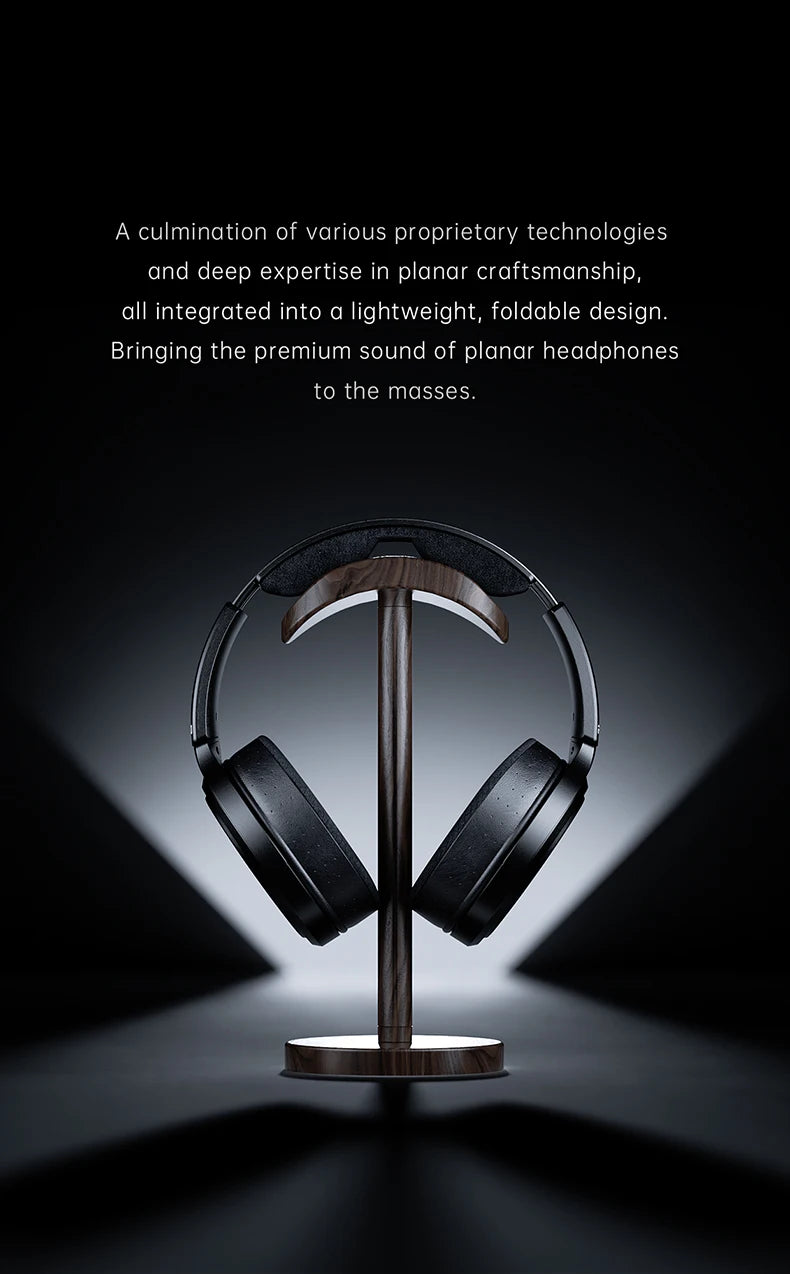 FiiO JT7 Over-Ear Planar Magnetic Audiophile Headphones with 95x86mm Planar Driver design,Adjustable Headband,4.4mm/3.5mm Cable