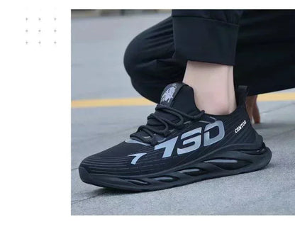 New Summer Mens Breathable Mesh Running Shoes Lightweight Trendy Sports Sneakers for Daily Workout and Outdoor Walking