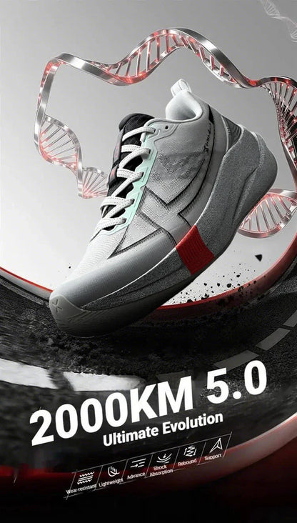 Xtep 2000km 5.0 Shoes Sneakers for Men Cushion Durable Professional Combat Universal Jogging Running Shoes 874119110023