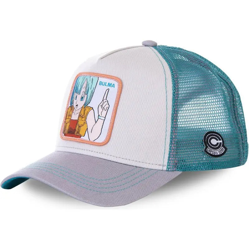 Dragon Ball Z-stilarter Anime Son Goku Bomuld Ny baseballkasket til mænd og kvinder Hip Hop Far Justerbar mesh-kasket Trucker-kasket